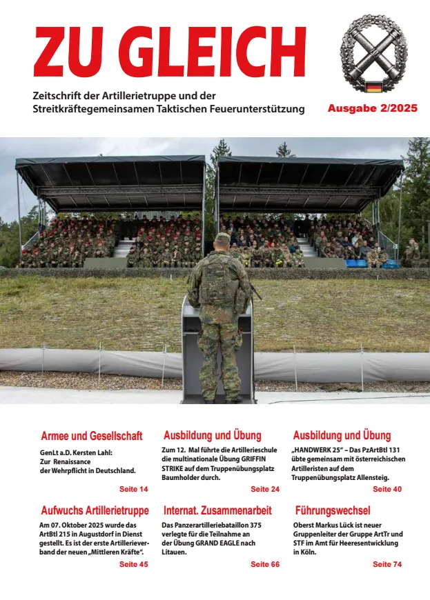 Titelseite ZU GLEICH 2/2025